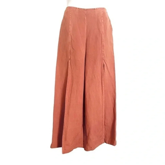 Young Fabulous & Broke Cove Linen Blend Pant in Paprika Size Small - Picture 3 of 9
